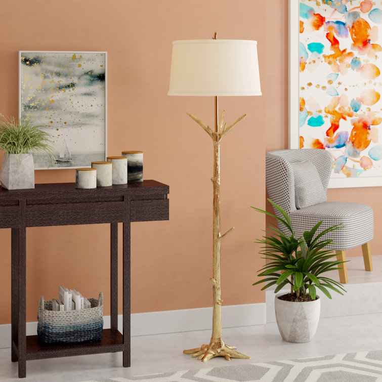 Wayfair gold floor hot sale lamp